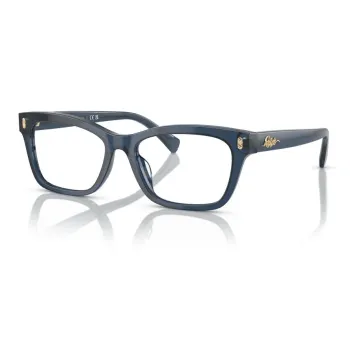 Polo Ralph Lauren Acetyl Square Eyeglass Frames Men's Blue
