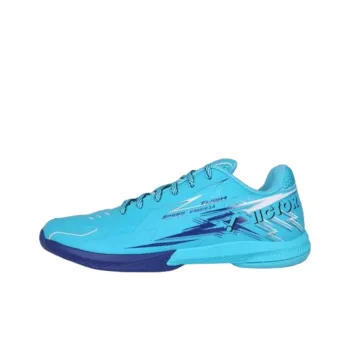 VICTOR Cushioning Anti Slip And Wear Resistant Low Top Badminton Shoes Unisex Blue