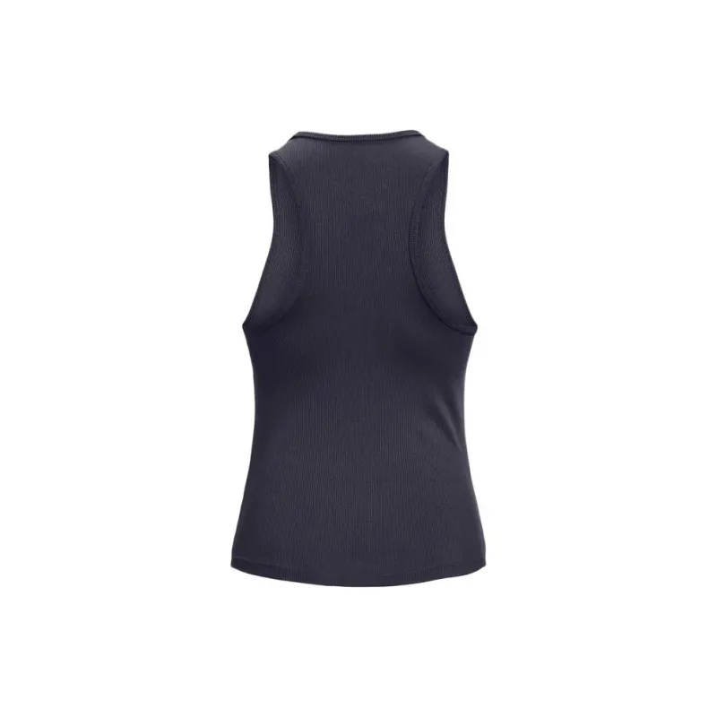 Under Armour Project Rock Rib Tank Tops Women's Gray-1