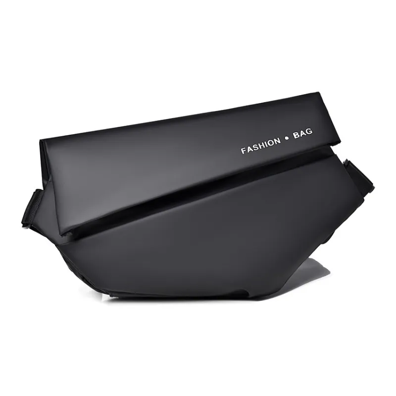 LEXI Oxford Sling Bag Unisex Black/Dark Gray/Black Gray Color/Black Blue-0