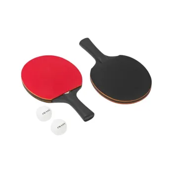 PRADA Ping Pong Paddles Unisex All Wood Red Shakehand Grip