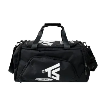 LEXI Oxford With Polyester Travel Bag Regular Unisex Black/Gray/Red
