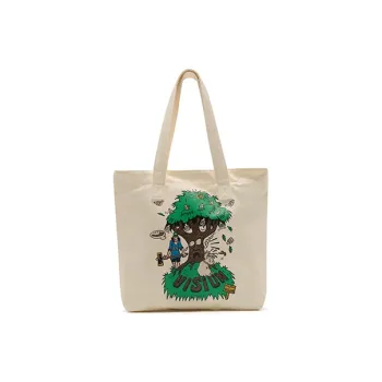 Vision Street Wear Cotton One Shoulder Handbags Regular Unisex Ecru