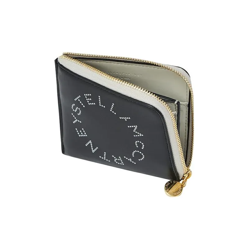 Stella McCartney Logo Perforated Card Holder-4