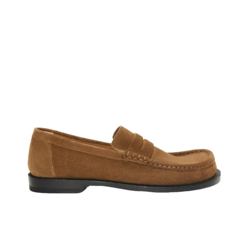LOEWE Campo Loafers Men's Brown-1