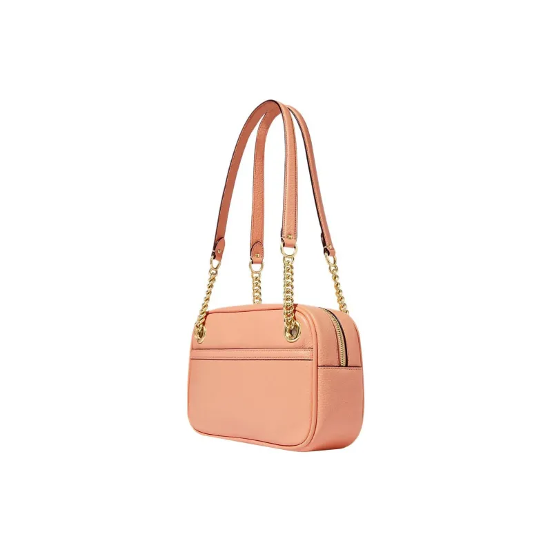 COACH Cammie Leather Handbag, Shoulder Bag Tubas Women's Pink-2