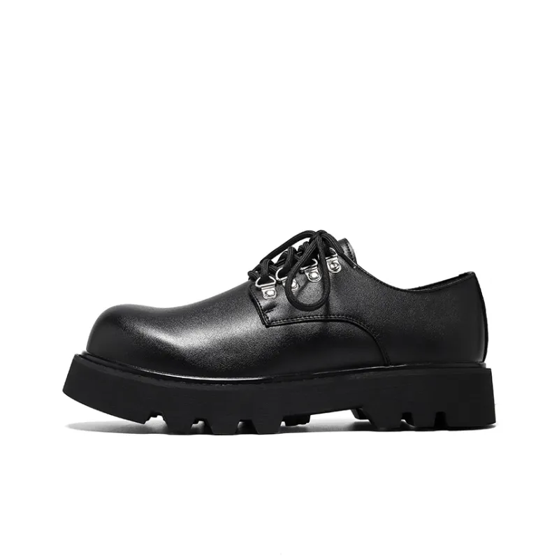 Chi Wolf Height Increasing Low Top Casual Shoes Men's Black-0