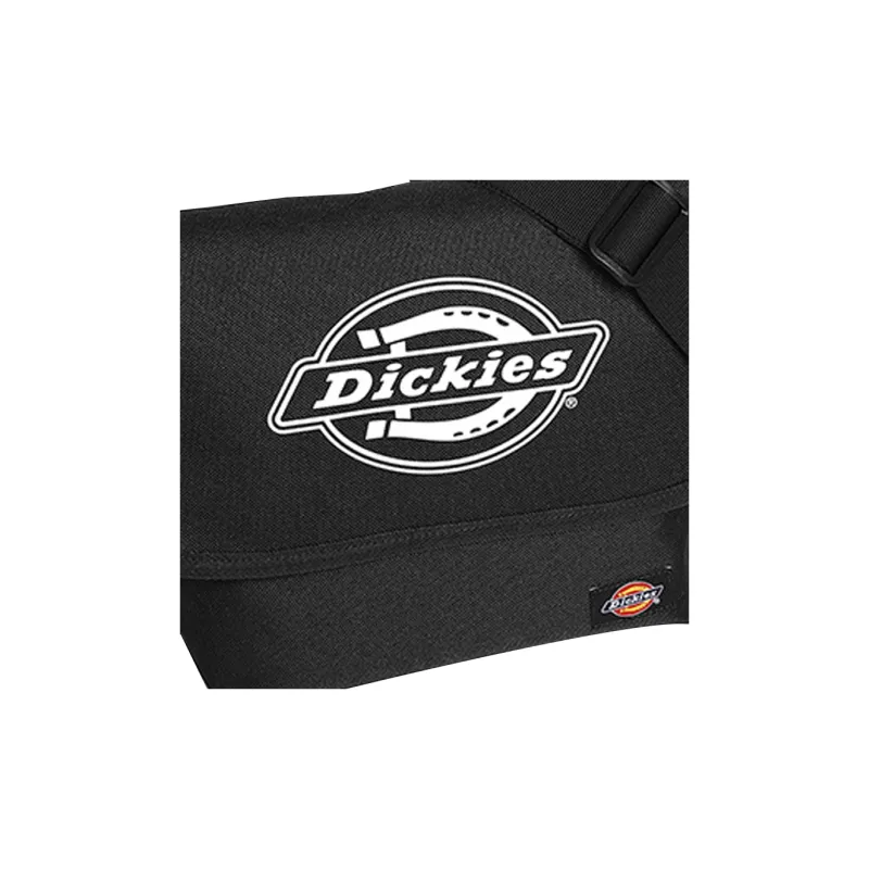 Dickies Polyester Messenger Bag Shoulder Bag Crossbody Bag Medium Size Unisex Black-3