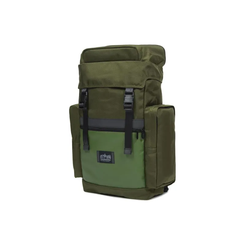Manhattan Portage Nylon Backpack Unisex Olive-0