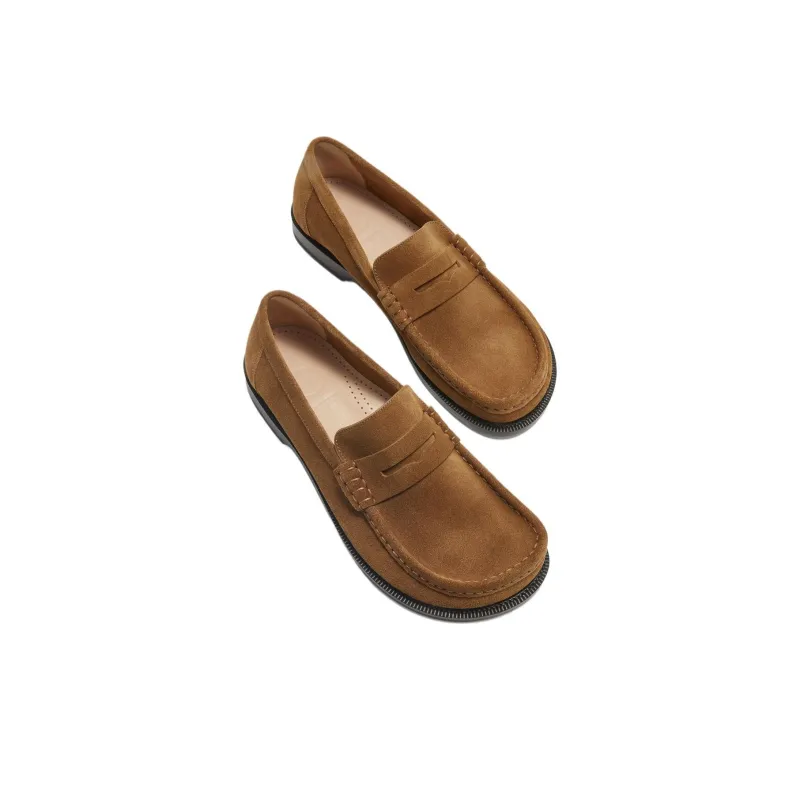 LOEWE Campo Loafers Men's Brown-3