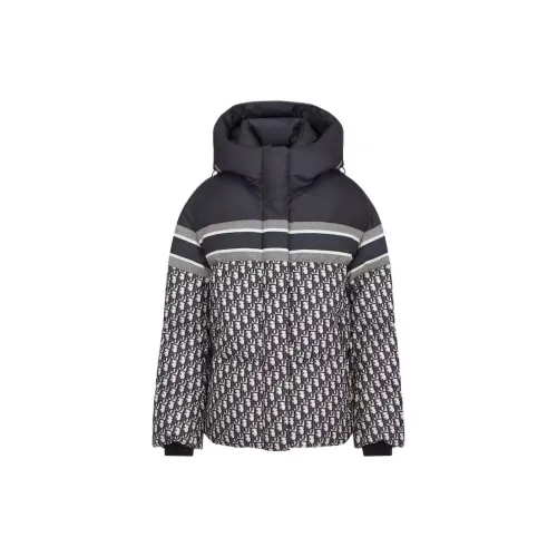 DIOR Puffer Jackets Women's Blue