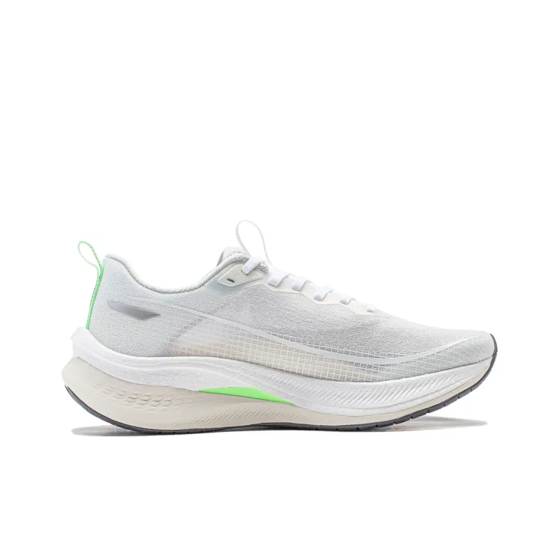 LiNing Red Hare 7 Pro Shock Absorbers With Slip Resistant Features Low Top Sprint Running Shoes Women's White-1
