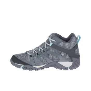 MERRELL Alverstone Mid GTX Anti-Slip Wear-Resistant Mid-Top Outdoor Shoes Women's Gray Blue