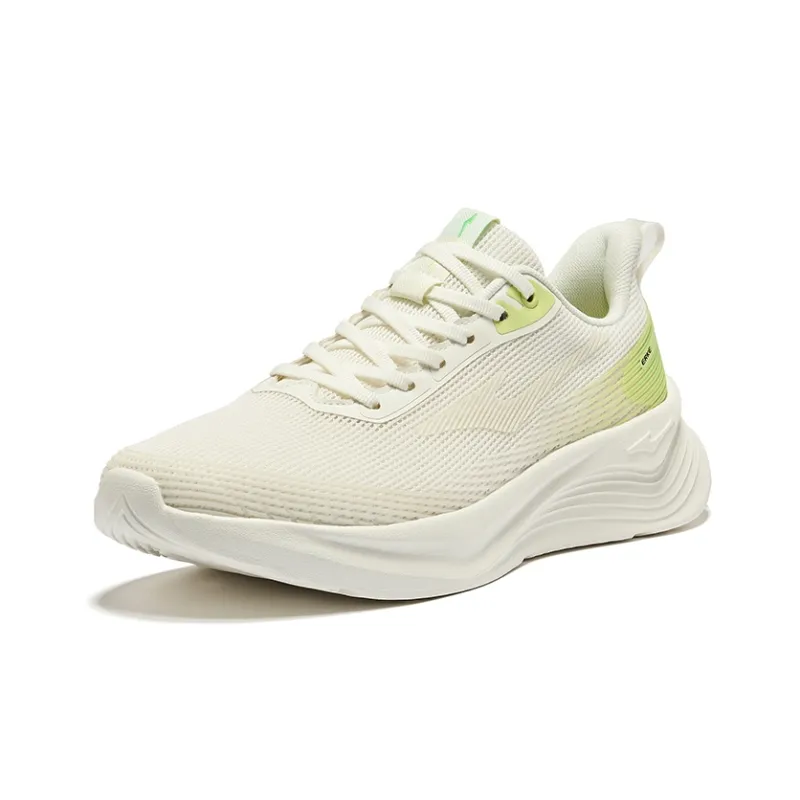 Erke Cushioning, Wear Resistant Low Top Running Shoes Men's Microcrystal White-2