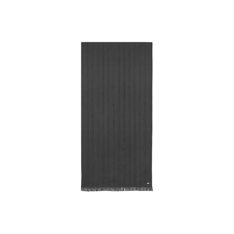 SAINT LAURENT Cassandre Striped Evening Scarf-0