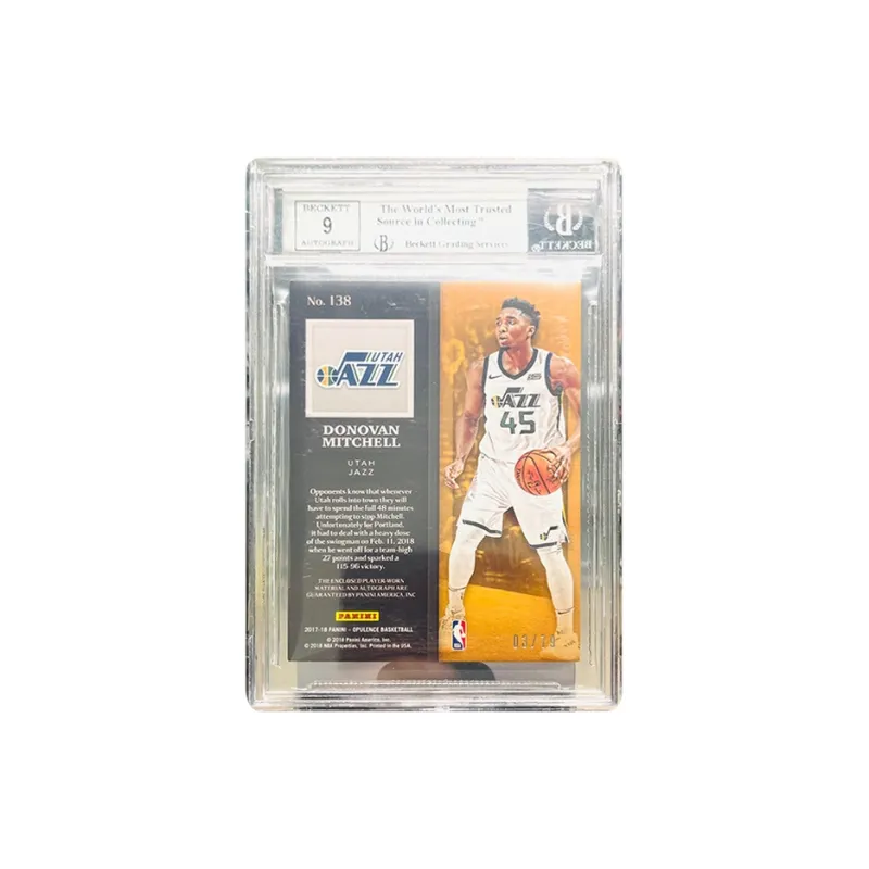 PANINI Donovan Mitchell Player Card Standard Condition Pass Graded Cards 1 Pc-1