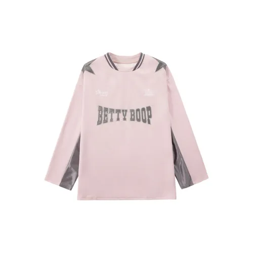 UNIFREE X Betty Boop Co-brand Sweatshirts Women's Pink