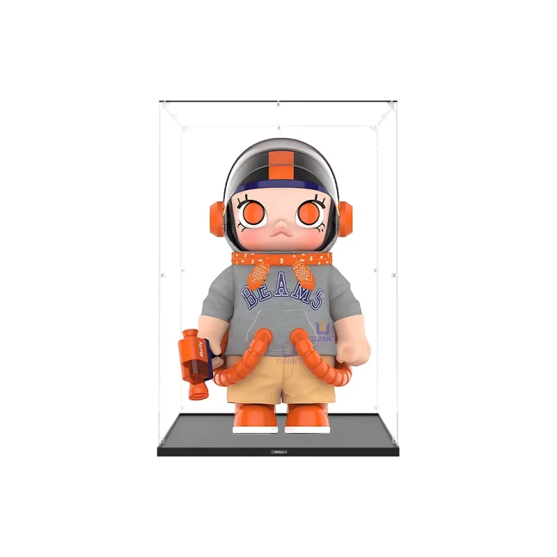 KGBOX SPACE Molly BEAMS Figure 1000% 400% Trendy Play Acrylic Display Case Model Accessories-12