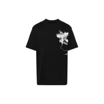 Y 3 Graphic print Cotton T shirt
