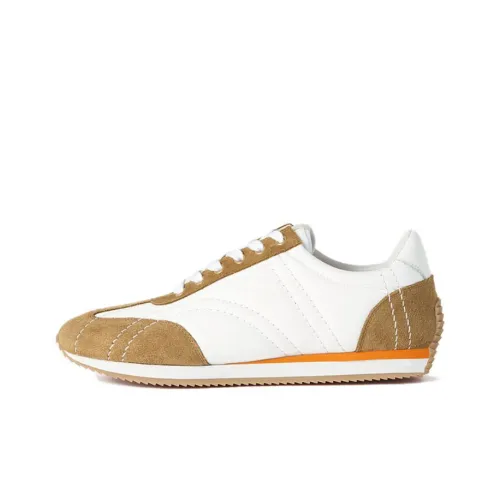 TOTEME Low Top Casual Shoes Women's White Brown