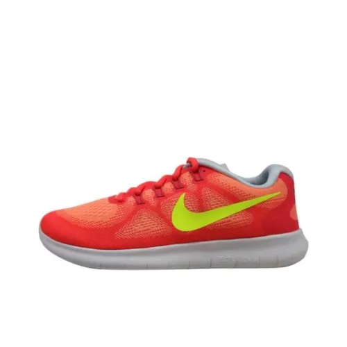 Nike Free Rn 2017 Sunset Glow/Volt Hot Punch Women's
