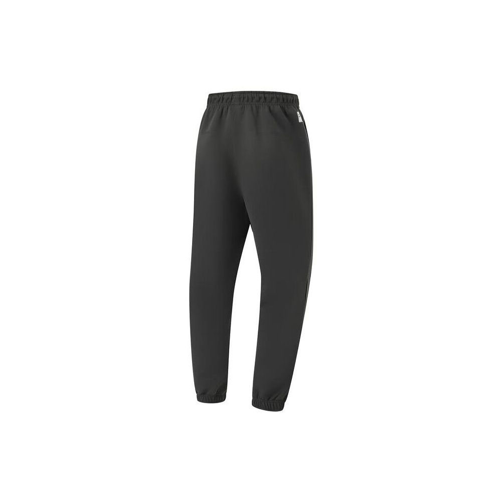 LINING Knitted Sweatpants Men Obsidian Gray S - POIZON
