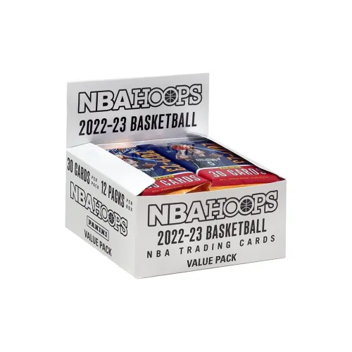PANINI NBA Basketball Card 2022 23 NBA Hoops VALUE Box Fat Pack Sports Cards 1 Box