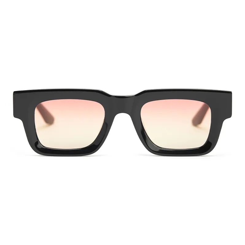 PLASTIC BRAIN Plate Frame TR/Memory Plastic Square Ink Lenses Unisex Multicolor Dopamine Dressing-10