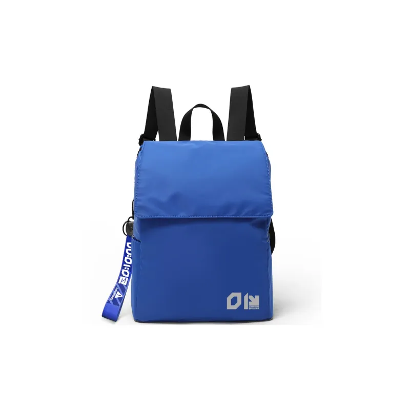 ElevethSign Polyester Backpack Medium Size Unisex Black/Blue-3