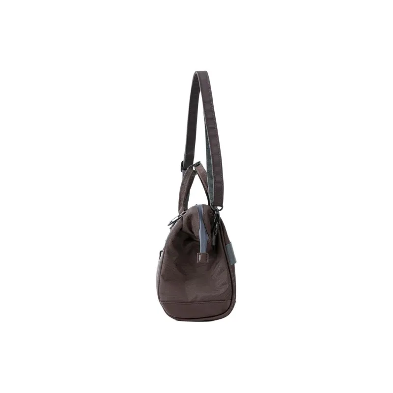 Anello Polyester Portable Crossbody Bag Shoulder Bag Unisex Brown-3