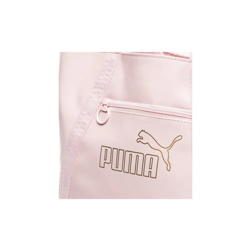 PUMA Fabric Tote Bag Shopping Bag Shoulder Bags Handbags Regular Women's Cherry Blossom Pink-4