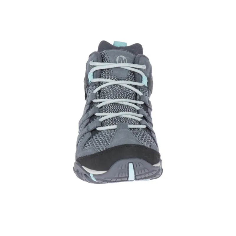 MERRELL Alverstone Mid GTX Anti-Slip Wear-Resistant Mid-Top Outdoor Shoes Women's Gray Blue-2