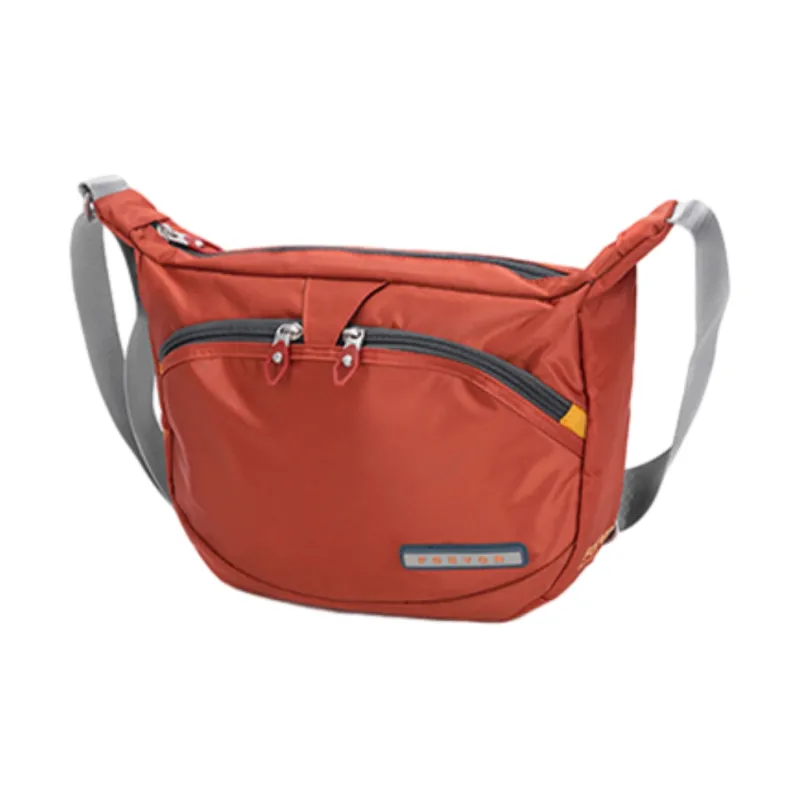 FOUVOR Nylon Fabric Shoulder Bag Crossbody Bag Regular Unisex Chestnut Red/Classic Black/Romantic Purple/Turquoise Blue-1