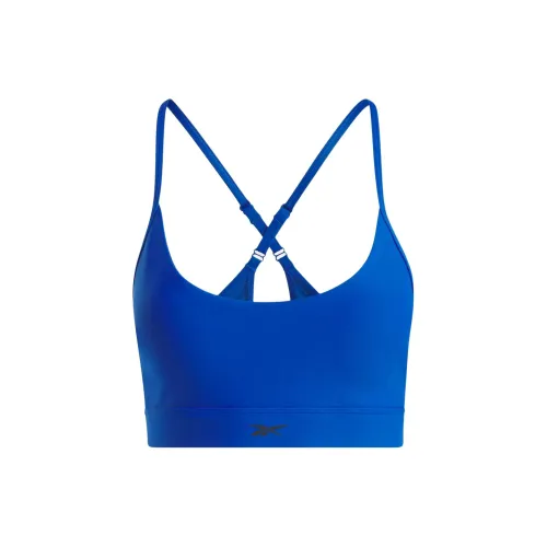 Reebok CYCLED Collection LUX STRAPPY SPORTS BRA Sports Underwear Women's Blue