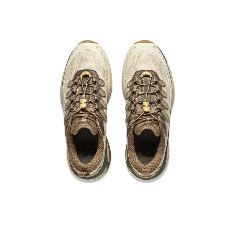 LiNing Star Path Cushioning Wear Resistant Low Top Basketball Shoes Men's Umber White-5