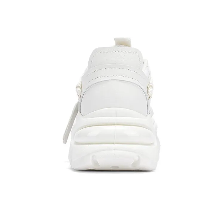 DAPHNE Chunky Sneakers Women's Low Top White-4