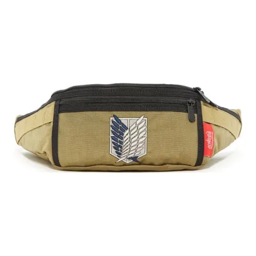 Manhattan Portage Fanny Packs Khaki With Black Accents