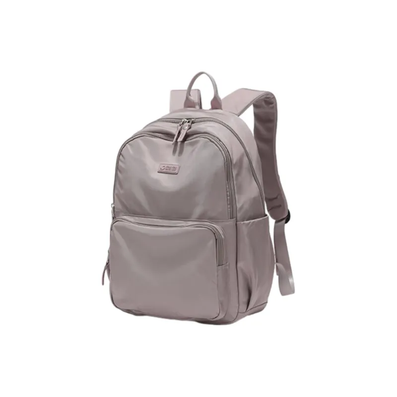 FOUVOR Oxford Travel Bags Backpack Regular Unisex Black/Beige/Dusty Pink-8