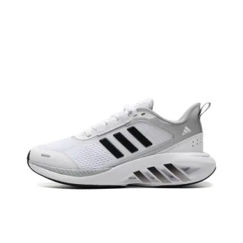 Adidas LITE RACER 4.0 Cushioned Wear Resistant Breathable Lightweight Low Top Casual Shoes Unisex White