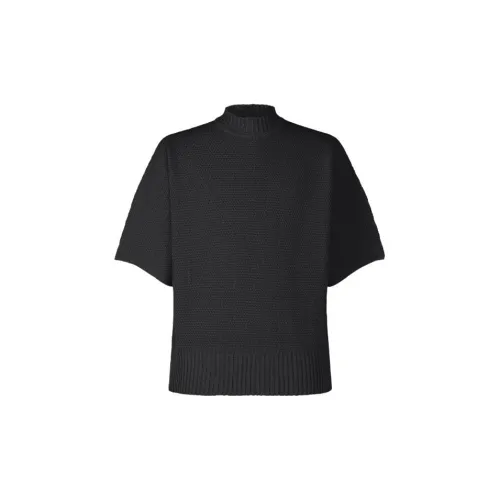 ISSEY MIYAKE Rustic Knit Knitwear Men's Black