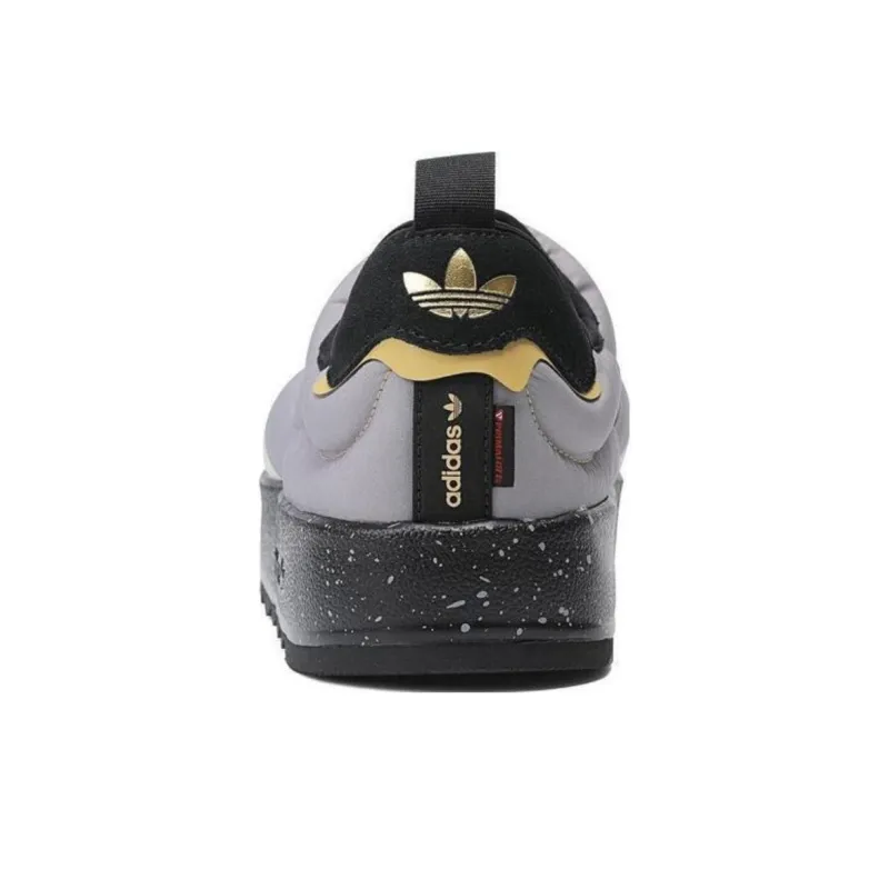 Adidas Originals Puffylette DIRECTIONAL Cushioning, Wear Resistant Low Top Casual Shoes Unisex Black White Gray-4