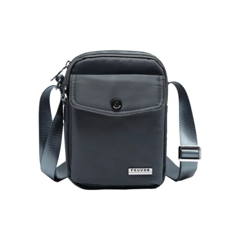FOUVOR Oxford Shoulder Bag, Crossbody Bag Regular Unisex Beige/Black/Gray Blue/Gray/Chestnut Red/Pink-11