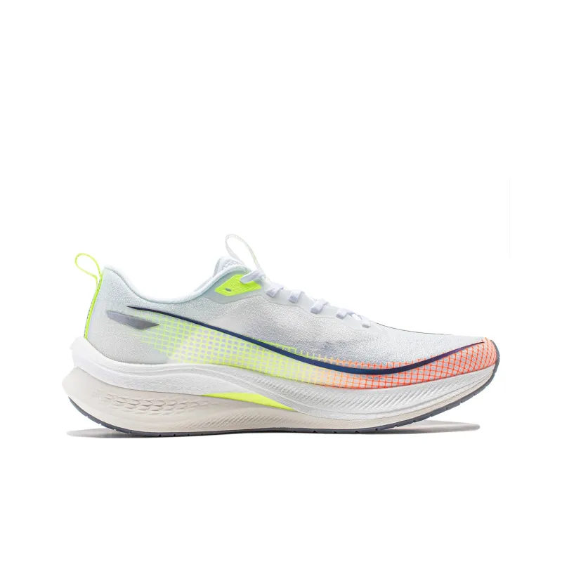 LiNing Red Hare 7 Pro Cushioning Slip Resistant Low Top Training Sprint Running Shoes Men's Standard White-1