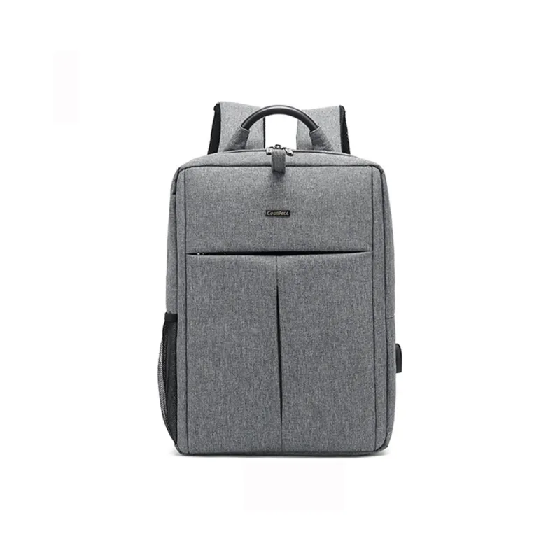 COOLBELL Polyester Laptop Backpack Regular Men's Black/Light Gray-4
