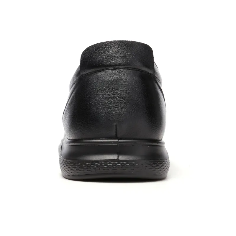 Strongman Men's Slip on Shoes With Soft Leather And Soft Sole Cushion Casual Shoes-3