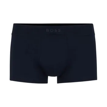HUGO BOSS Stretch-Microfibre Trunks With Logo Waistband Underpants Men's 1 Pack Marine Blue