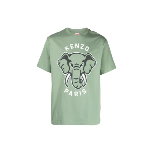 KENZO T-Shirts Men Green