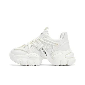 DAPHNE Chunky Sneakers Women's Low Top White