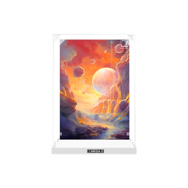 KGBOX SPACE Molly BEAMS Figure 1000% 400% Trendy Play Acrylic Display Case Model Accessories-7