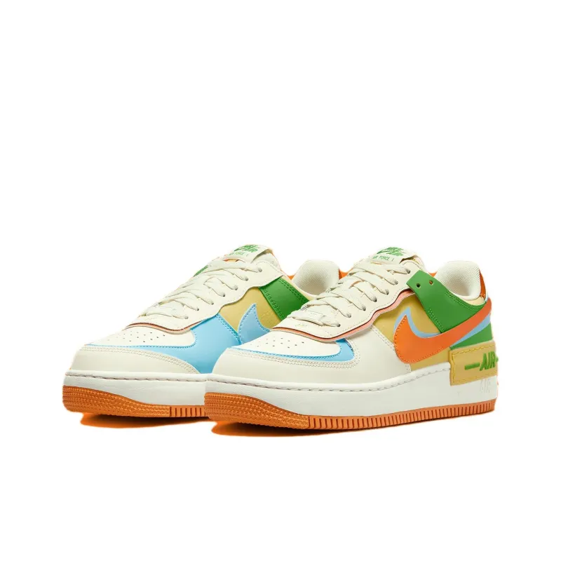 Nike Air Force 1 Low Shadow Coconut Milk Saturn Gold Women's-2